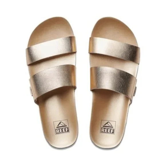 Reef Women's Cushion Vista Slide Sandals, Golden Hour NWT - Picture 5 of 5